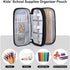 Electronic Organizer Bag, Waterproof Portable Travel Cable Storage Bag, Multifunctional Cord Storage Case for USB Drive, Dard Drive, Power Bank, C...