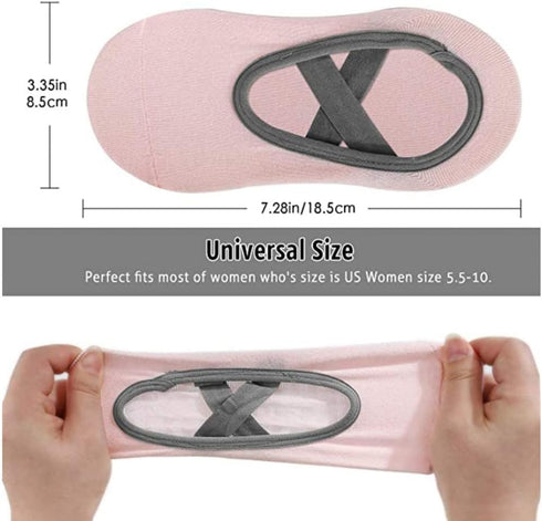 Non Slip Yoga Socks for Women,Sticky Sock for Pilates & Pure Barre & Walking & Bikram Fitness Socks with Grips...