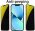 2 Pack Anti-Blue Privacy Tempered Glass Suit for iPhone 14 /iPhone 13 Pro/iPhone 13 Mirror Anti-Spy Screen Protector Anti-Peeping Film Electroplat...