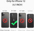 Design for iPhone 12 Waterproof Case, Full Body Shockproof Case for iPhone 12 Case with Screen Protector, Dust Proof Phone Case Cover for iPhone 1...