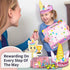 Potty Training Reward Chart – Potty Training Chart with 35 Reusable Stickers, Crown, and Instructional Stickers - Unicorn...