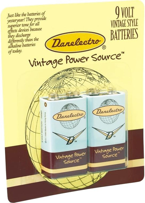 Danelectro 2D9V 9V Batteries (2 Pack)...