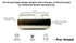 54040 Stainless Steel Angle Grinder Adapter 5/8-11 Female x 5/16-24 Female, Arbor Adapter compatible for use with 5/16”-24 Threaded DA Backer Pads...
