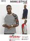 Simplicity US8613A Men's Knit Long Short Sleeve Shirt Patterns by Mimi G Style, Sizes XS-M, White...