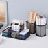 Desk Organizer Desktop Mesh Pen Pencil Holder Caddy with 4 Compartments, Office Home School Classroom Accessories Cool Supplies...