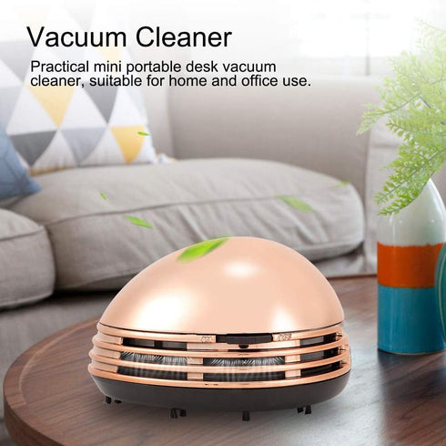 Desktop Vacuum Cleaner, Mini Table Dust Sweeper Cordless Tabletop Crumb Sweeper Portable Table Dust Vaccum Cleaner Ladybug Dust Sweeper Desk Clean...
