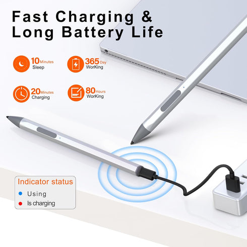 Stylus Pen for ASUS Transformer/ASUS Zenbook/ASUS Vivobook Flip/ASUS Notebook Touchscreen Laptop Tablet Rechargeable MPP 2.0 Tilt Pencil 4096 Pres...