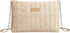 Verdusa Women's Summer Woven Handbags Square Crossbody Bag with Chain Strap...