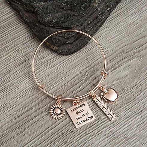 Infinity Collection Teacher Bracelet, Teacher Jewelry, Teacher Gift - Show Your Teacher Appreciation...