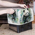 Toaster Cover 2 Slice Watercolor Panda Bamboo Dustproof Bakeware Protector Small Kitchen Appliance Dust Covers with Hang Loop (14x14")2PCS...