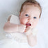Janmercy 2 Pieces White Baptism Bib Christening Bib for Baby Girls Embroidered Crucifix Christening Baptism Bib Gift Outfits for Baby Girls Shower...