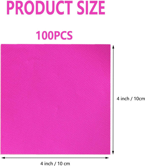 100PCS Foil Candy Wrappers, 4 x 4 Inch Candy Wrappers, Rose Foil Candy Wrapper for Chocolate Bar Wrappers for DIY Candies, Chocolate, Cake (Rose)...