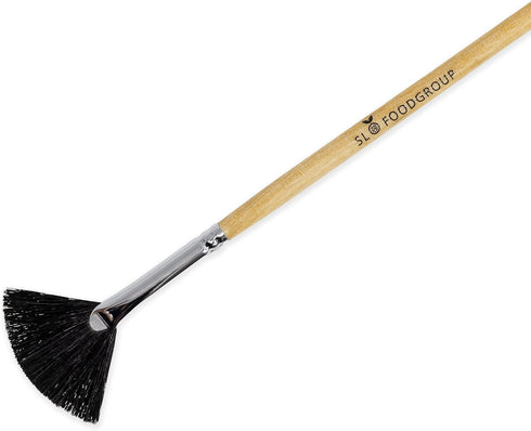 Slofoodgroup - Gilding Fan Brush - Size 2 - Fan Brush for Gold and Silver Application - Fan Style Brush Top for Gold and Silver Projects...