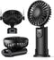 Portable Handheld Fan, 5000mAh Battery Operated Fan with LED Display, Hand Held/Neck/Desk 3 in 1 Small Personal Mini Fan 180° Foldable USB Recharg...