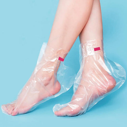200pcs Pedicure Bags for Feet,Larger And Thicker Disposable Plastic Gloves for Hair Coloring,Pedicure Liners Disposable,Paraffin Gloves for Hand a...