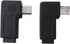 1 Pair Right Left 90 Degree Angle Micro USB Male to Micro USB Female Adapter...