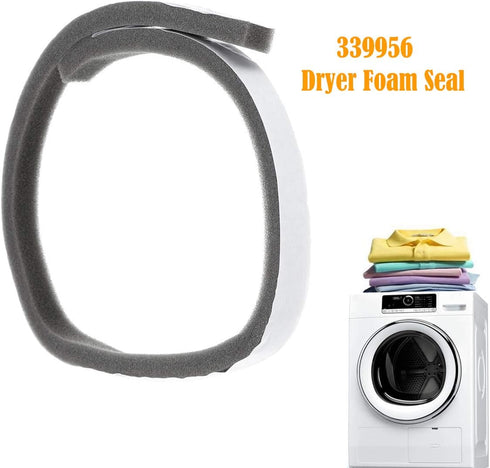 339956 Seal compatible with Whirlpool Kenmore Dryer Lint Screen Foam Seal Replace EA345944 PS345944 WP339956