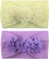 WZT Stretchy Knot Nylon Baby Headbands For Newborn Baby Girls Infant Toddlers Kids Bows Child Hair Accessories...