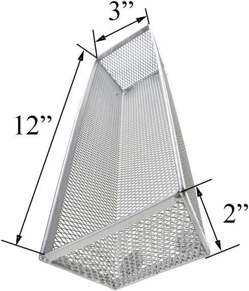 HAHIYO Stackable Mesh Tray Cup 12 x 3 x 2 inches Sturdy Container for Desk Drawer Organizer Collection for Home Office School Kitchen Soft Foam Fe...