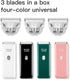 3 PCS Standard Size Replaceable Ceramic Blades Set Pet Hair Clipper,Cat Dog Common Use Clipper Blade(#AP005)...