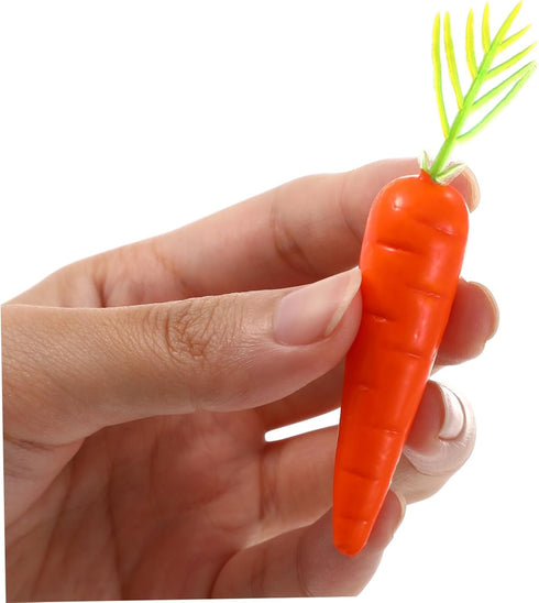 Mini Carrots for Crafts 25pcs, Landscape Mini Carrots Simulation Carrots Fake Carrot Artificial Vegetable Carrots Fake Carrots Easter Decorations ...