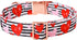 Lionet Paws Valentine Day Dog Collar, Heavy-Duty Cute Red Heart pattern Fabric Pet Collar with Metal Buckle Necklace for Small Gift, Neck 10-16 in...