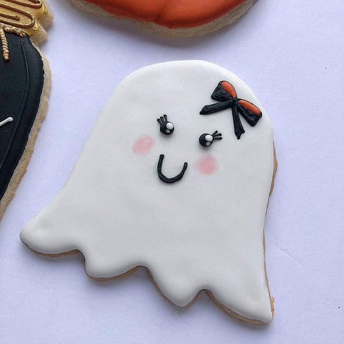 Halloween Ghost Cookie Cutters 2-Pc Set Made in USA by Ann Clark, 3", 3.5"...