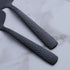 Matte Black Cake Pie Server, 9.4-inch Stainless Steel Heavy Duty Pizza Spatula, Satin Finish, Set of 3...