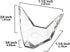 OnFireGuy 1.25 inch Triangle Display Stands for Minerals Fossils Geodes, Pack of 12...