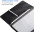 Sooez Leather Professional Business Card Book Holder Organizer, 240 Card Capacity PU Name Card Credit Cards Booklet (Purple)...