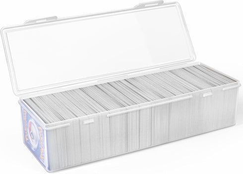 600 Count Plastic Trading Card Storage Box, Gaming Cards Case, Game Card Box 1 Pack...