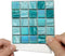 25Pcs Self-adhesive Mosaic Tile transfer for Home Decor, Peel and stick Tile Decal, Water-proof Backsplash Tile Sticker for Kitchen Bathroom,4x4in...