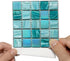 25Pcs Self-adhesive Mosaic Tile transfer for Home Decor, Peel and stick Tile Decal, Water-proof Backsplash Tile Sticker for Kitchen Bathroom,4x4in...