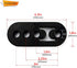Exhaust Hanger Rubber Muffler Hanger Universal-(2PCS), Hole Diameter 12mm (0.47inch) Universal, Muffler Bracket Mount, High Density Rubber Isolato...