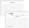 Recipe Cards 4x6 White, From the Kitchen Of 100 Pack Double Sided Cooking Recipe Cards Stock Thick Cardstock Recipe Cards with Lines for Weddings,...
