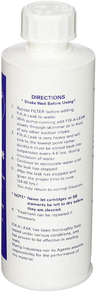 for Marlig Fix-A-Leak for Pool Spa Hot Tub Leak Sealer Repair Liquid FIXALEAK 8oz...