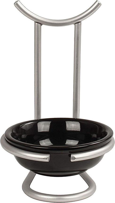 Spectrum Diversified Euro Spoon Rest with Ceramic Dish, Satin Nickel...