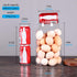 SAIOOL Egg Jar,kitchen canister? 1 Gallon Large Glass Food Storage Jars with Airtight Lid, Clear...