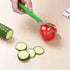 Paring Knife, New Sharp and Durable Fruit Knife with Protective Cover, Suitable for Most Types of Vegetables, Fruits and Meat,6 Pieces (pink, Blue...