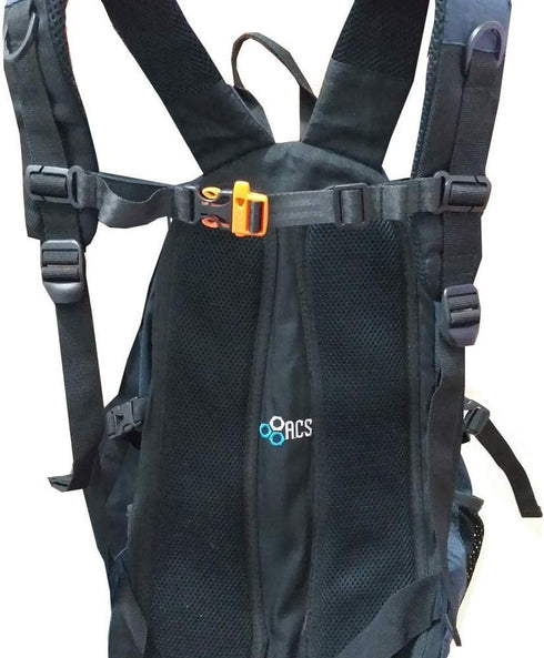 2 Packs Backpack Chest Strap- Nylon -Suitable for Webbing on The Backpack up to 25MM(Grey)...