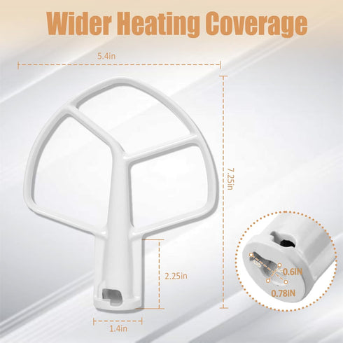 K5AB K5SS Stand Mixer Flat Beater Blade ???????? ???????? for KitchenAid Paddle Attachment 5-QT Coated Flat Beater 9707670 W10807813 PS983355 AP38...