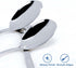 Set of 5 Premium Korean Soup Spoons, 8 Inch 18/10 Stainless Steel Long Handle Rice and Asian Spoon for Home, Kitchen, Restaurant, Cafe, Dishwasher...