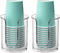 Bathroom Cup Dispenser 5 oz Countertop,2 Pack Mouthwash Cup Holder for Bathroom,PC Small Disposable Cup Holder for 5oz Paper Cups and Mouthwash Cu...