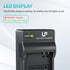 LP NB-6L NB-6LH Battery Charger, Camera Charger for Canon PowerShot S120, SX170 is, SX260 HS, SX280 HS, SX500 is, SX510, SX520, SX530, SX540 HS, S...
