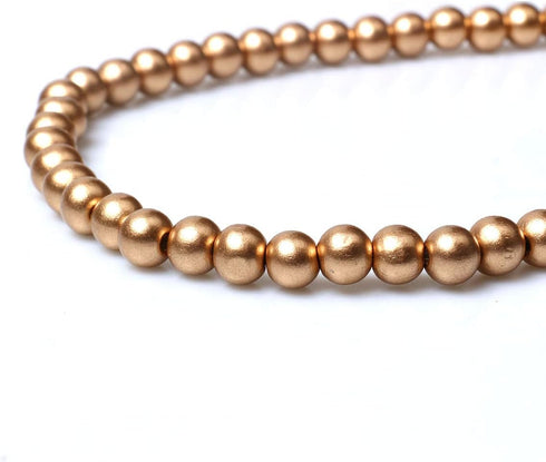 300pcs 10mm Gold Wood Beads Round Ball Wooden Loose Beads for Necklace Bracelet Home Decor (3mm Hole)...