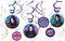 Swirl Hanging Decorations - 5" & 7" (Pack of 12) - Perfect for Themed Parties & Events, Disney Descendants 3...