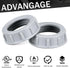 50 Pcs Plastic Insulating Bushing Threaded Electrical Bushings for EMT, Rigid or IMC Conduit Fitting (1 Inch)...