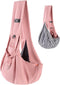 Pet Dog Sling Carrier - Travel Safe Bag for Small Puppies and Kittens up to 15 lbs, Comfortable Backpack for Outdoor Adventures and Subway Travel...