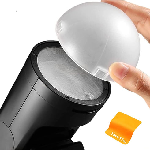 Godox AK-R11 Diffuser Dome for Godox V1 Flash Series Camera Round Head Flash, V1-S, V1-N, V1-C,AD200 Pro, AD200 AD100Pro / H200R...