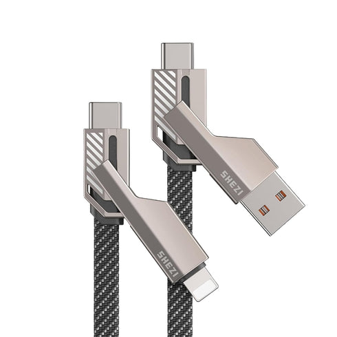 4-in-1 USB C Cable 45W 3FT...